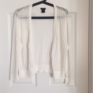 Ann Taylor Crochet style Cardigan